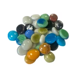 Bag Of Mi x ed Aquarium Fish Tank Round Stones Pebbles Assorted Colours
