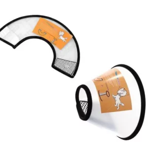Pet Dog Plastic Adjustable Cone Collar 52