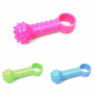 Pet Dog Toy Ball And Ring Shaped Bone Assorted Colours